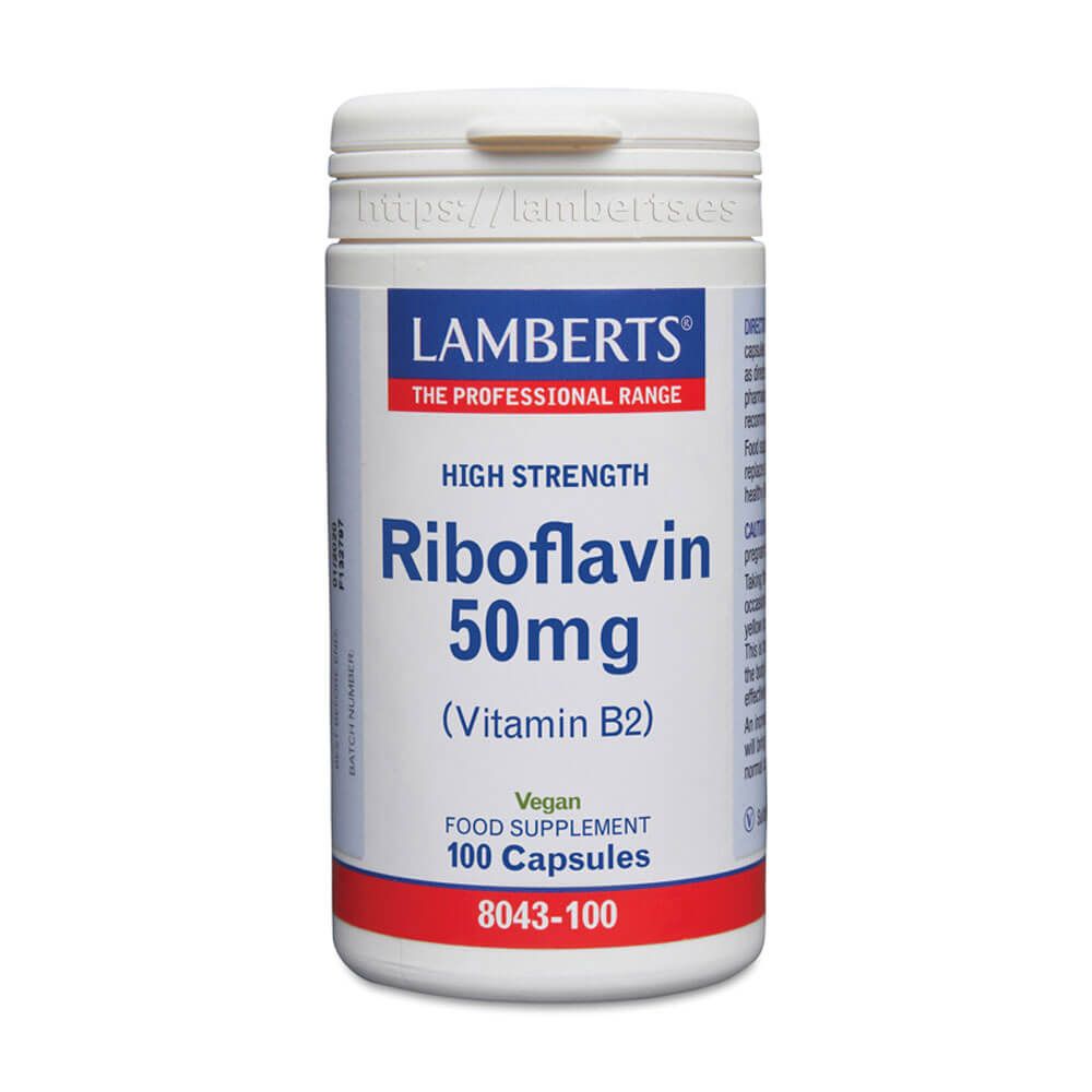 Riboflavina 50mg de Lamberts