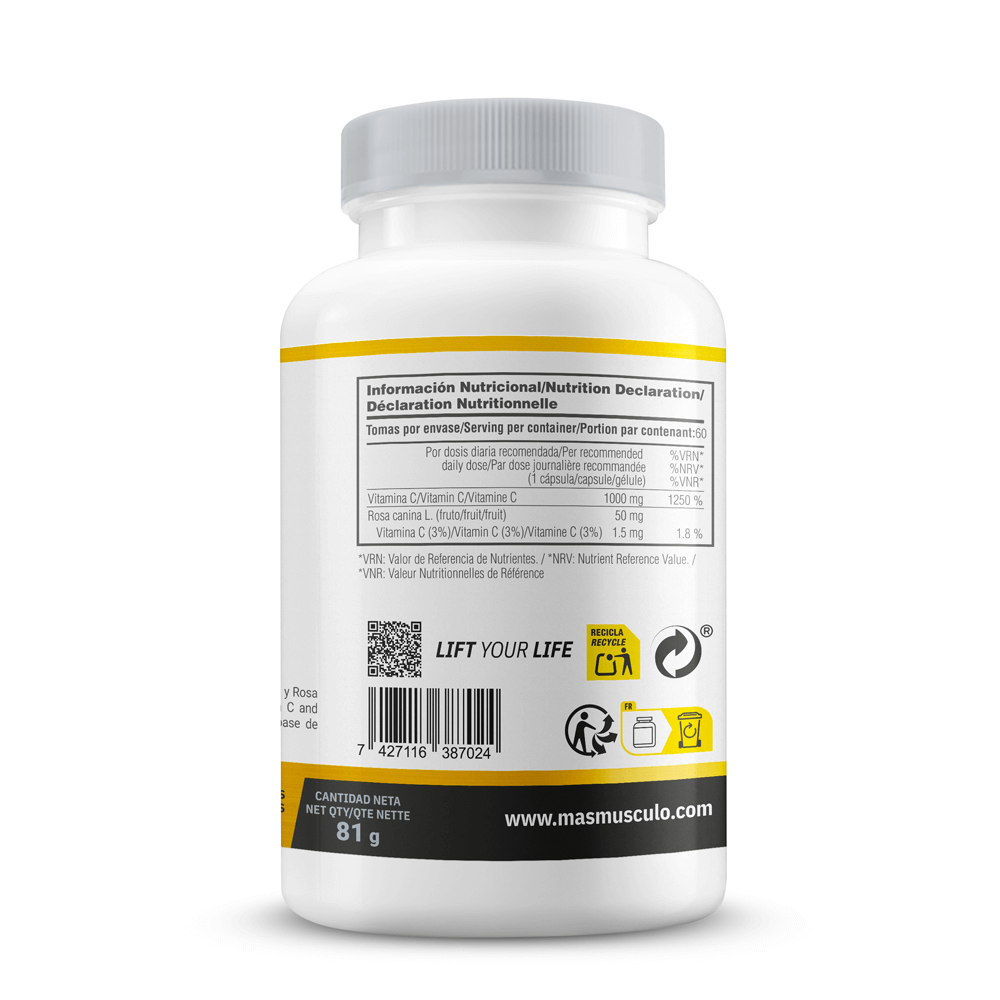 Vitamina C 1000mg de Masmusculo Supplements