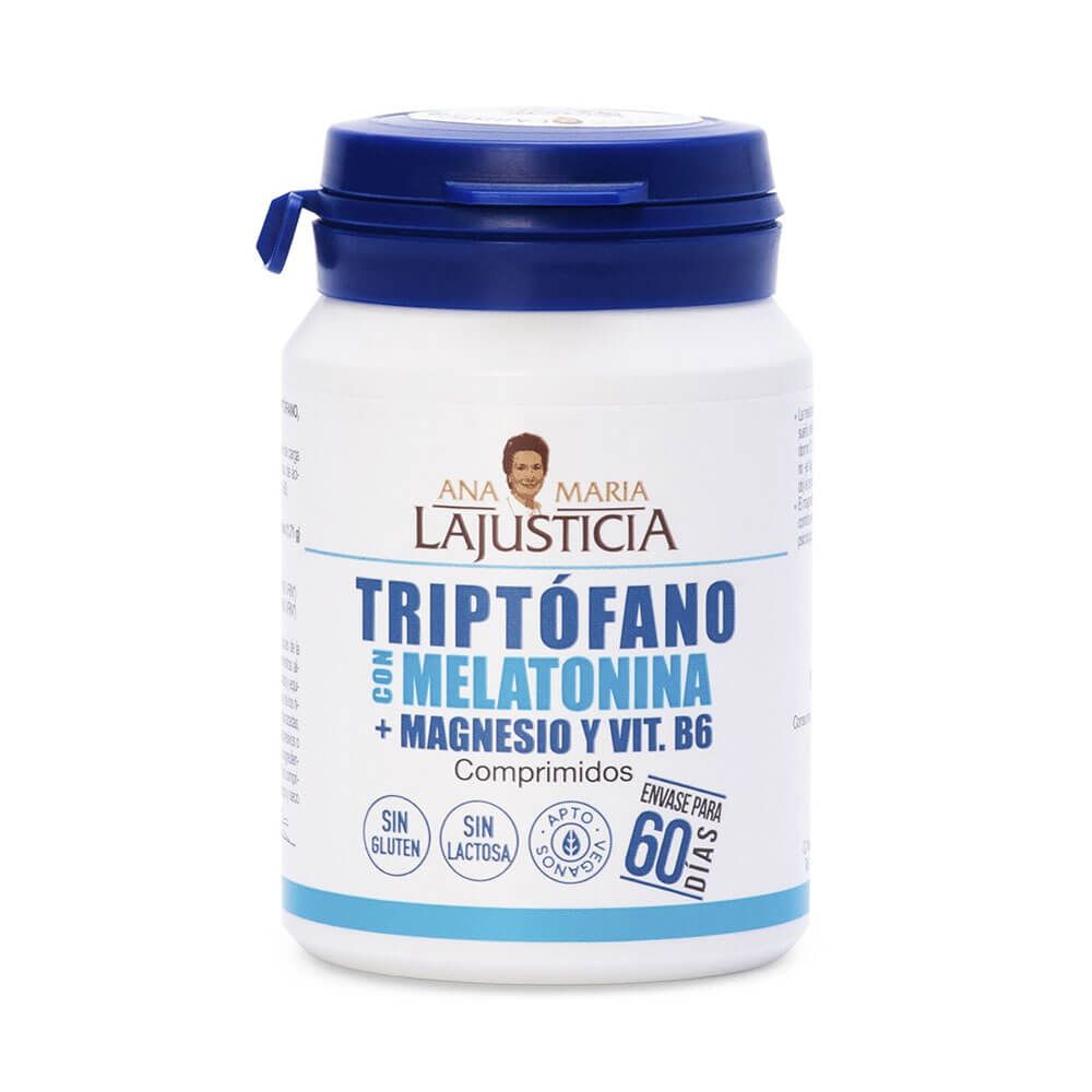 Triptófano con Melatonina + Magnesio y Vit B6 de Ana Maria Lajusticia