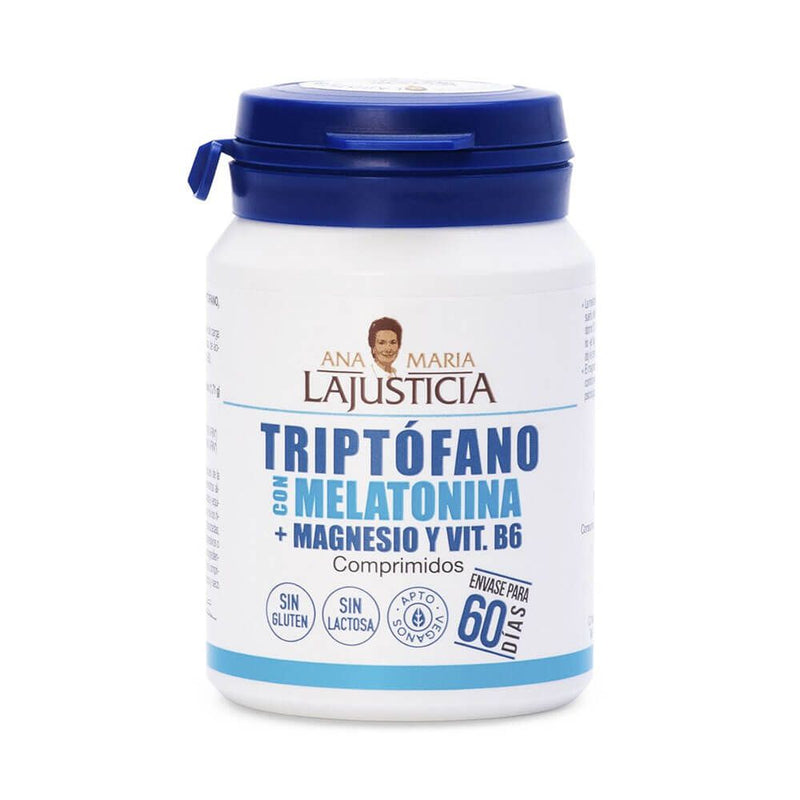 Triptófano con Melatonina + Magnesio y Vit B6 de Ana Maria Lajusticia