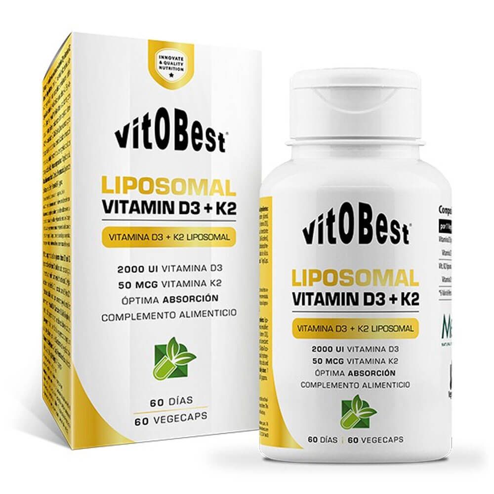 Vitamina D3 + K2 Liposomal de Vitobest