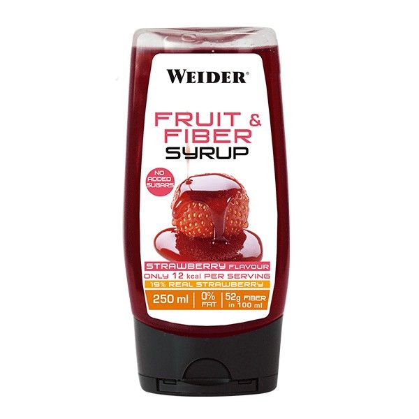 Sirope de frutas rico en fibra de Weider
