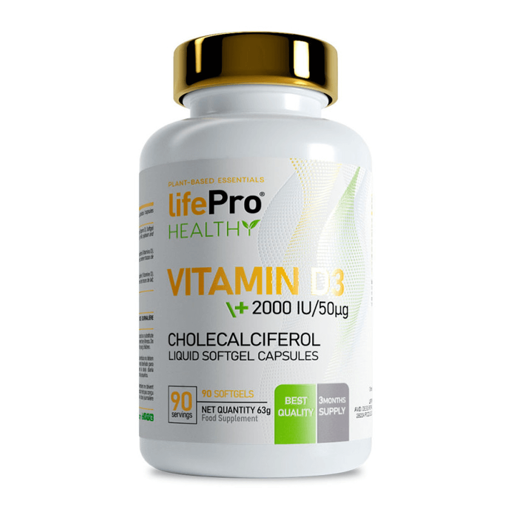Vitamina D3 2000IU de Life Pro