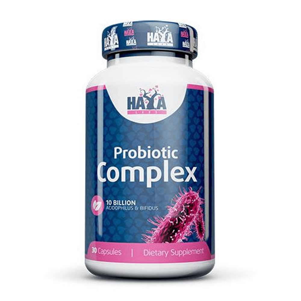 Complejo Probiotico 10 billones de Acidofilus y Bifidus de Haya Labs