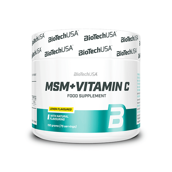 MSM + Vitamina C de Biotech USA