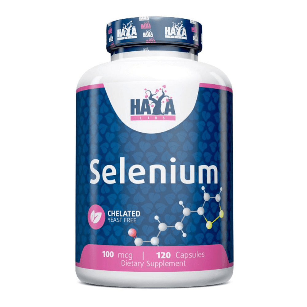 Selenio Quelado sin Levadura 100mcg de Haya Labs