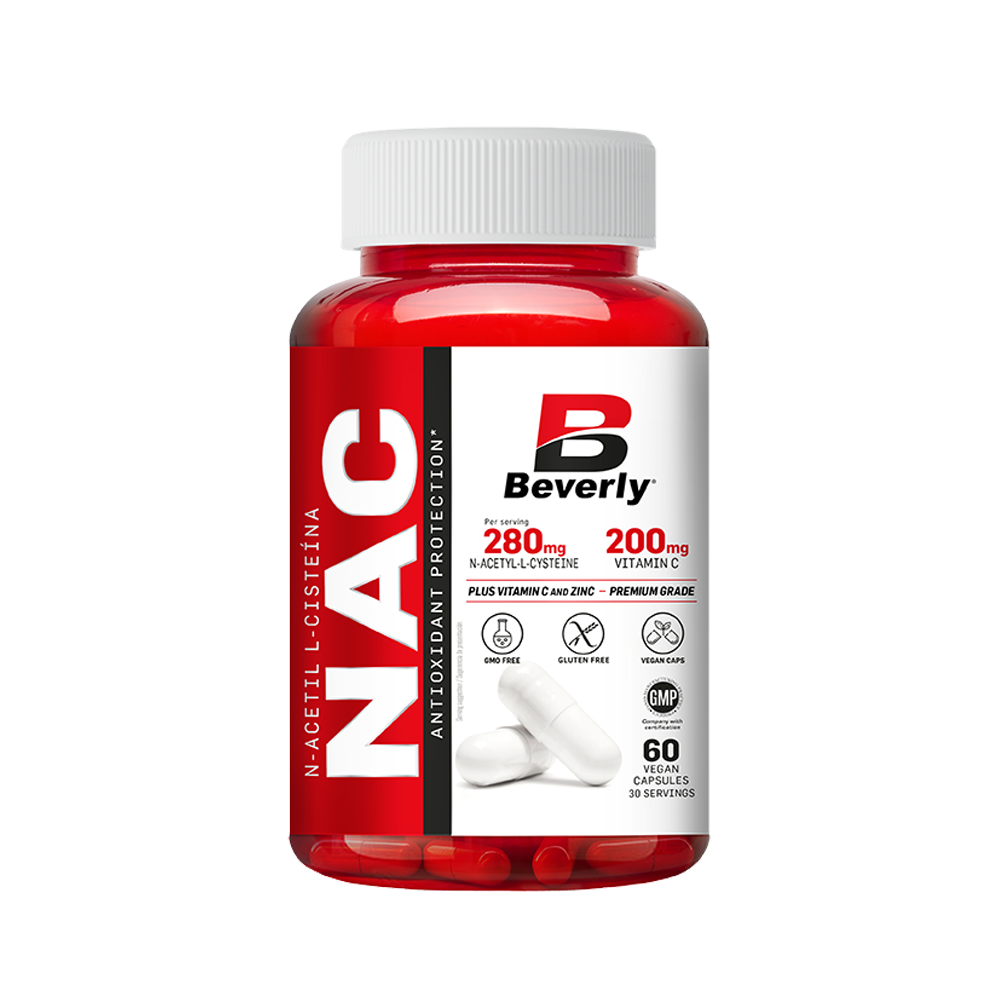 NAC con Vitamina C y Zinc de Beverly Nutrition