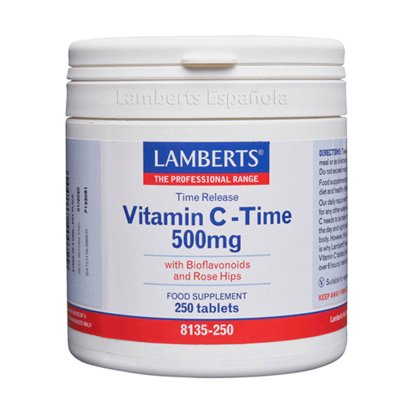 Vitamina C 500mg (Liberación Sostenida) de Lamberts