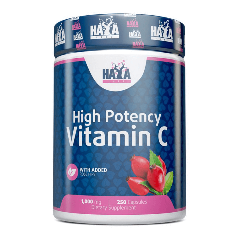 Vitamina C con Rose Hips de Alto Grado 1000mg de Haya Labs