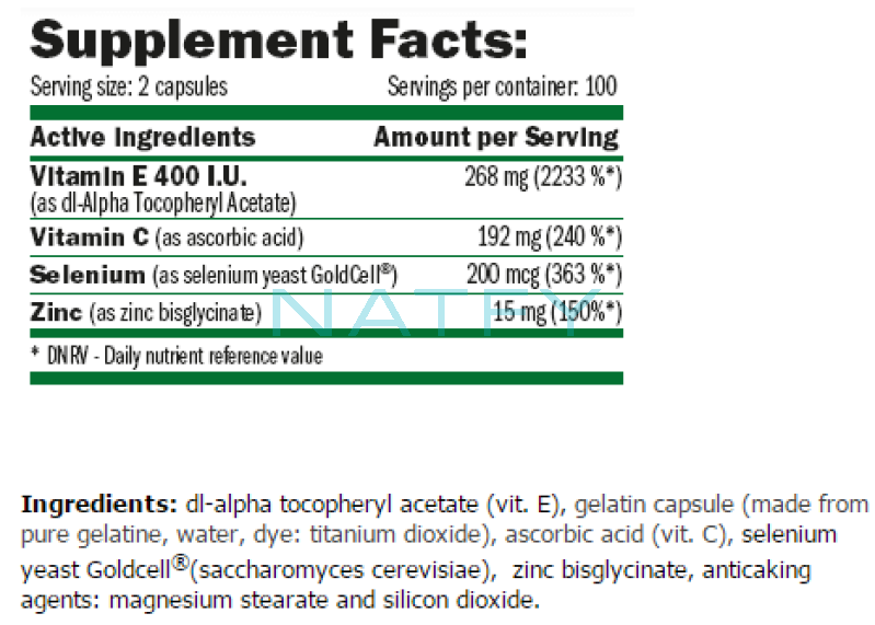 Info nutricional